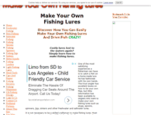 Tablet Screenshot of make-your-own-fishing-lures.com